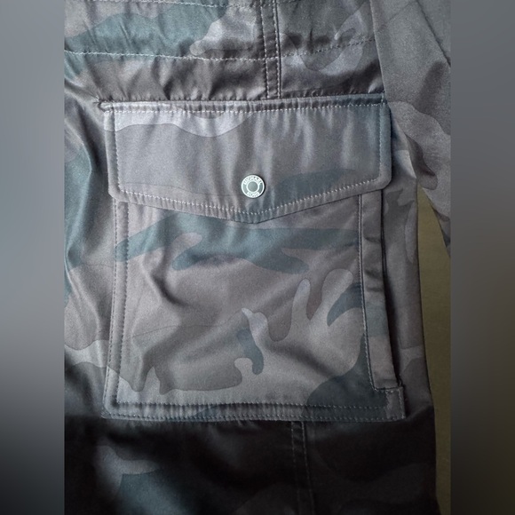 Michael Kors Black Camo Coat NWT - Picture 6 of 9